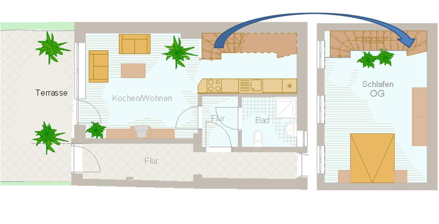 Ferienhaus Seekutter Mit Eigenem Seezugang Malchow  Habitación foto